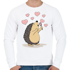 PRINTFASHION Süni  - Férfi pulóver - Fehér