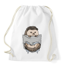 PRINTFASHION Süni zsebben - Sportzsák, Tornazsák - Fehér tornazsák