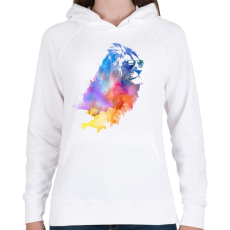 PRINTFASHION Sunny Leo - Női kapucnis pulóver - Fehér