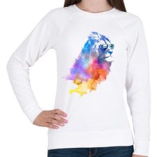 PRINTFASHION Sunny Leo - Női pulóver - Fehér női pulóver, kardigán