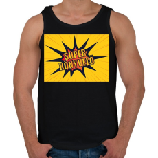 PRINTFASHION Super könyvelő - Férfi atléta - Fekete