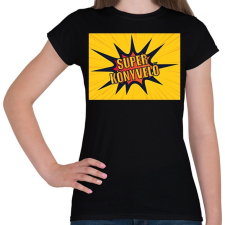 PRINTFASHION Super könyvelő - Női póló - Fekete női póló