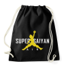 PRINTFASHION Super Saiyan Air - Sportzsák, Tornazsák - Fekete