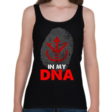 PRINTFASHION Super Saiyan ROYAL jel - Női atléta - Fekete női trikó