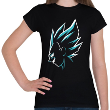 PRINTFASHION Super Saiyan Vegeta - Női póló - Fekete női póló