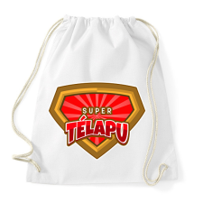 PRINTFASHION SUPER TÉLAPU - Sportzsák, Tornazsák - Fehér tornazsák