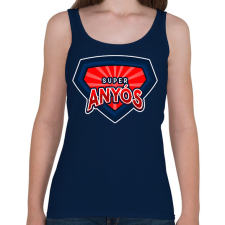 PRINTFASHION SUPERANYÓS - Női atléta - Sötétkék női trikó