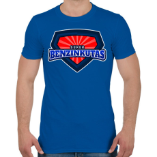 PRINTFASHION SUPERBENZINKUTAS - Férfi póló - Királykék