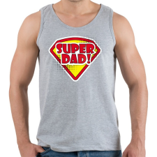 PRINTFASHION SuperDad! - Férfi atléta - Sport szürke atléta, trikó