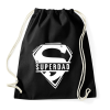 PRINTFASHION Superdad - Sportzsák, Tornazsák - Fekete