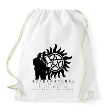 PRINTFASHION supernatural3 - Sportzsák, Tornazsák - Fehér tornazsák