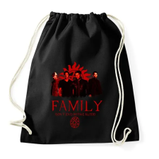 PRINTFASHION SUPERNATURAL FAMILY RED - Sportzsák, Tornazsák - Fekete tornazsák