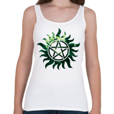 PRINTFASHION Supernatural (Odaát) - Női atléta - Fehér női trikó