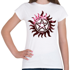 PRINTFASHION Supernatural (Odaát) - Női póló - Fehér női póló