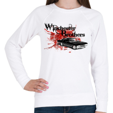 PRINTFASHION Supernatural - Odaát - Női pulóver - Fehér