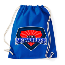 PRINTFASHION SUPERNETWORKER - Sportzsák, Tornazsák - Bright royal tornazsák