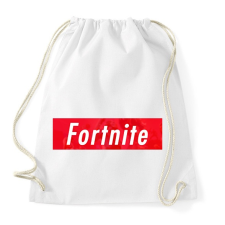 PRINTFASHION Supp' Fortnite - Sportzsák, Tornazsák - Fehér tornazsák