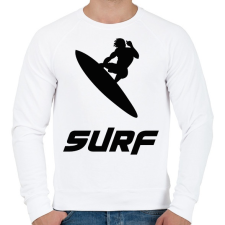 PRINTFASHION SURF - Férfi pulóver - Fehér férfi pulóver, kardigán