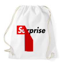 PRINTFASHION Surprise - Sportzsák, Tornazsák - Fehér tornazsák
