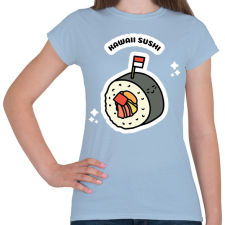 PRINTFASHION sushi1 - Női póló - Világoskék női póló