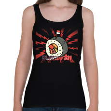 PRINTFASHION SUSHI FAN - Női atléta - Fekete