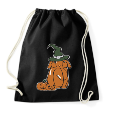 PRINTFASHION sütőtök nyuszi - Sportzsák, Tornazsák - Fekete tornazsák