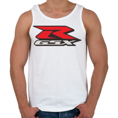 PRINTFASHION Suzuki GSXR - Férfi atléta - Fehér