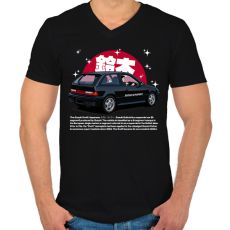 PRINTFASHION suzuki swift - Férfi V-nyakú póló - Fekete