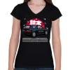 PRINTFASHION suzuki swift - Női V-nyakú póló - Fekete