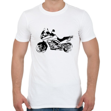 PRINTFASHION suzuki v-strom - Férfi póló - Fehér
