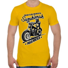 PRINTFASHION Suzukisnak párja nincsen - Férfi póló - Sárga
