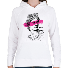 PRINTFASHION Swag 6 - Női kapucnis pulóver - Fehér