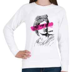 PRINTFASHION Swag 6 - Női pulóver - Fehér
