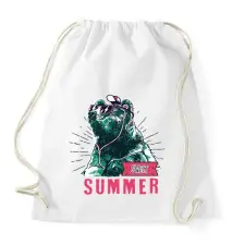 PRINTFASHION Sweet Summer - Sportzsák, Tornazsák - Fehér tornazsák