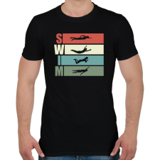 PRINTFASHION Swim - colorful - Férfi póló - Fekete férfi póló