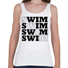 PRINTFASHION Swim - Női atléta - Fehér női trikó