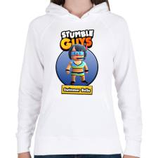 PRINTFASHION Swimmer Bella - Női kapucnis pulóver - Fehér női pulóver, kardigán