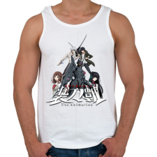 PRINTFASHION Sword Gai - Férfi atléta - Fehér atléta, trikó