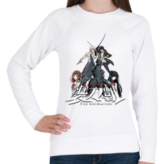 PRINTFASHION Sword Gai - Női pulóver - Fehér