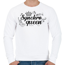 PRINTFASHION Synchro queen - Férfi pulóver - Fehér férfi pulóver, kardigán