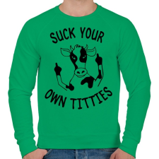 PRINTFASHION SYOT - Férfi pulóver - Zöld férfi pulóver, kardigán