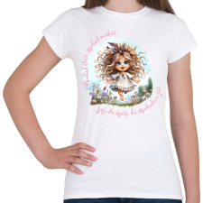 PRINTFASHION Szabad élet, szabad madár... - Női póló - Fehér női póló