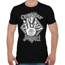PRINTFASHION Szabaditsd fel az elméd - fekete - Férfi póló - Fekete férfi póló