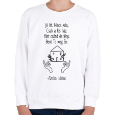 PRINTFASHION Szabó Lőrinc - Nyár - Gyerek pulóver - Fehér gyerek pulóver, kardigán
