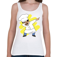 PRINTFASHION Szakács dab - Női atléta - Fehér