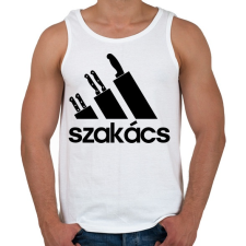 PRINTFASHION Szakács - Férfi atléta - Fehér atléta, trikó