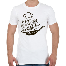 PRINTFASHION Szakács - Férfi póló - Fehér férfi póló