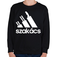 PRINTFASHION Szakács - Gyerek pulóver - Fekete gyerek pulóver, kardigán