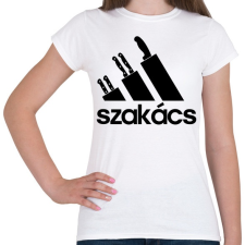 PRINTFASHION Szakács - Női póló - Fehér női póló