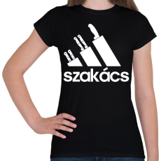 PRINTFASHION Szakács - Női póló - Fekete